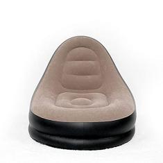 Sofá-cama inflável para uso ao ar livre, cadeira inflável dobrável dividida, sofá flocado, assento inflável portátil, adequado para ambientes internos e externos reclináveis infláveis