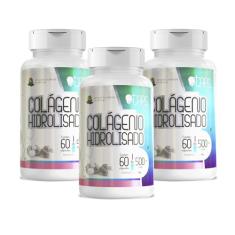 COLÁGENO HIDROLISADO - 500mg (60 Cápsulas) +CAPS (3)