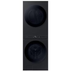 Lavadora e Secadora Samsung Bespoke Ai Wh17d Laundy 17Kg Black WH17DBH570GVAZ 110V