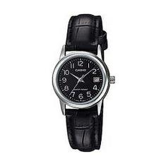 Relógio Feminino Casio Analógico LTP-V002L-1BUDF - Prata/Preto