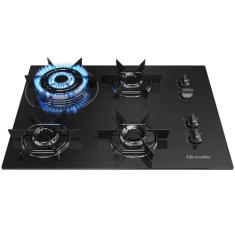 Cooktop Mueller 4 Bocas Queimador Tripla Chama MCG4BC Bivolt