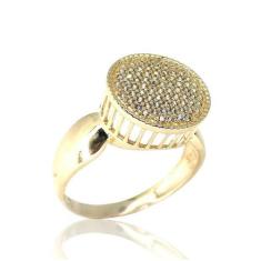 Anel de ouro 18k Chuveiro Redondo Grande - Elegancy Joias, 27