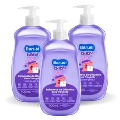 Kit 3 Sabonete Líquido Baby Sono Tranquilo 400ml - Baruel