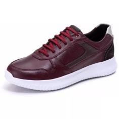 Tênis Masculino Ultra Leve Comfort Ref: 3024Couro Natural - Ranster, B