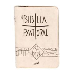 Bíblia Sagrada Pastoral - Bolso - Zíper Creme - PAULUS
