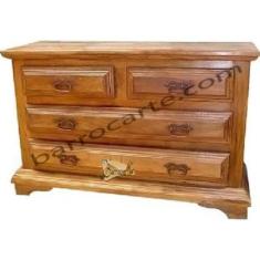 Cômoda Rústica Audrey em Madeira de Demolição - Cód 318 - Barrocarte 
