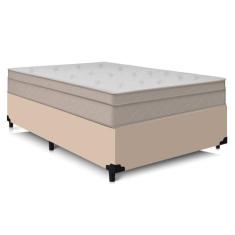 Cama Base Box Casal C/ Colchão Confort Tec138x188x39 Premium - ProMax,