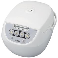 Panela de Arroz Elétrica 1.2L Multifuncional com 4 Configurações e Desligamento Automático, 110v, TIGER CORPORATION JBV A10U W, Branco