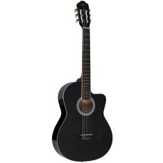 Violão Elétrico Vogga Vce310 Clássico Cutaway Nylon Black