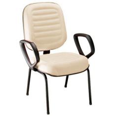 Cadeira Para Escritório Diretor Gomada Linha Blenda Bege