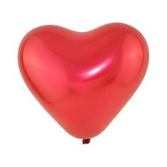 Balão Nº 6 Coração Liso Vermelho