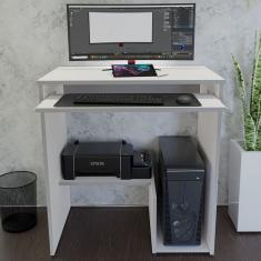 Escrivaninha Computador 690x420 c/ Suporte Cpu E Impressora