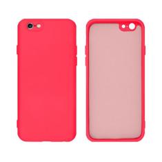 Capinha iPhone 6 e 6S Proteção Câmera Silicone - GCM Cases, Rosa Pink