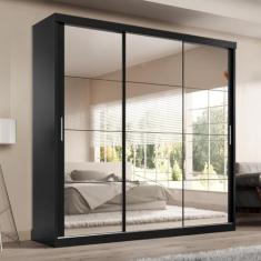 Guarda Roupa Casal Paris 2gav C/esp Nas 3pts Corre - Quarta Divisão Mó