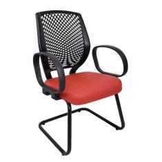 Cadeira para Escritório e Home Office Vermelho - Design Office Móveis