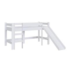Cama Infantil com Escorregador - Branco - Completa Móveis, Branco