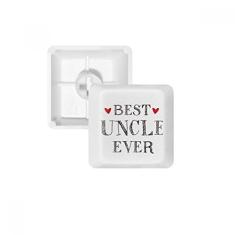 Kit de atualização para jogos com teclado mecânico PBT com citação Best Uncle Ever