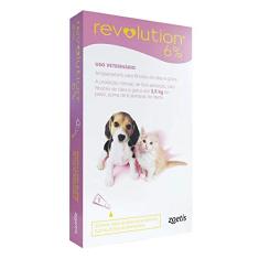 Revolution Cães e Gatos até 2,5 kg - 6% 0,25 ml 15 mg