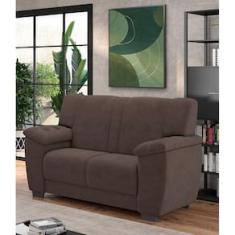 Sofá 2 Lugares Luizzi Roma II com 133cm de Largura e Revestimento em Veludo