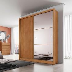 Guarda Roupa Istambul 2 Portas 3 Gavetas  Clic Móveis Cumaru
