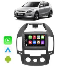 Kit Central Multimidia Android Auto Carplay I30 2009 2010 2011 2012 7"
