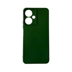Capa  Aveludada + Película de Vidro 3D Para Xiaomi Poco M6 - DB, Verde