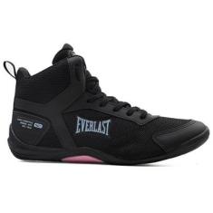 Tênis Everlast Edição Ring 3 - Preto/Azul/Rosa-Masculino