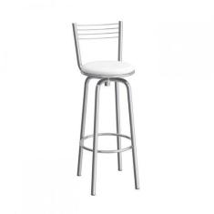 Banqueta Alta Giratória com Encosto Espanha - Compoarte