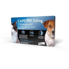 Elanco Capstar 11,4mg para Cães e Gatos de 1,0 a 11,4kg com 1 Comprimido