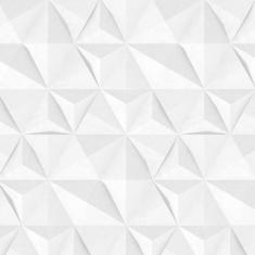 Papel De Parede 3D Losango Pirâmide Autocolante Decorativo