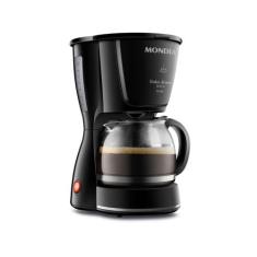 Cafeteira Elétrica Mondial Dolce Arome Preta 18 Xícaras - 220V, Preto,