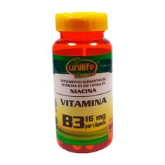 Vitamina B3 Niacina - Unilife - 60 Cápsulas