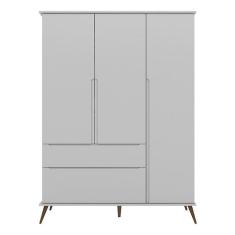 Guarda Roupa Infantil Retrô Alice 3 Portas e 2 Gavetas - PR Baby