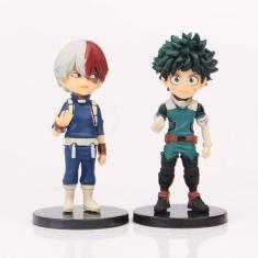 9pcs/Set Anime My Hero Academia Figure Izuku Midoriya Shouto Todorok URARAKA Bakugou Katsuk Hero Academ PVC Action Model Toys| Figuras de Ação