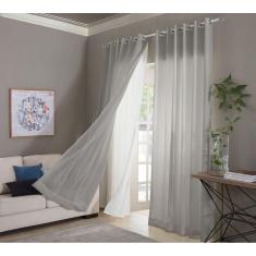 Cortina Voil Santorini 4,00m x 2,50m Castor Adomes