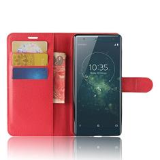 Capa para SONY Xperia XZ2 carteira de couro com suporte flip capa para SONY Xperia XZ2 capa de proteção de telefone A capa com design simplificado