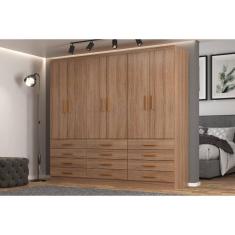 Guarda Roupas New Mônaco 6 Portas e 12 Gavetas