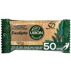 Mini Sabonete Natural Glicerinado com Eucalipto Ubon 50 und. de 12g