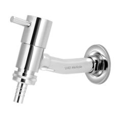 Torneira Link Tanque/Jardim Reta De Parede Com Bico Metal Luxo 1/4V - 