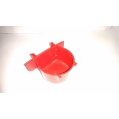 Comedouro Papagaio com Gancho - Diversas cores - Vermelho - Injetfour,