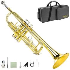 Trompete Fesley Bb Standard - com Bocal, Estojo e Kit de Limpeza 7C