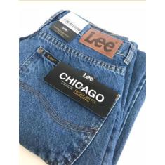 Calça jeans lee chicago 100 algodão tradicional masculina, 38