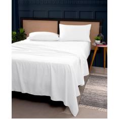 Lençol King Superior Sem Elástico 400 fios Micropercal - Conforto & Ci