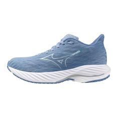 Mizuno Tênis de corrida feminino Wave Rider 28, Glacier Lake - branco, 37