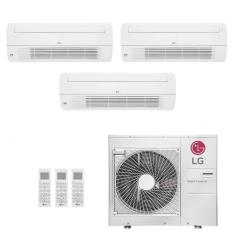 Ar-Condicionado Multi Split Inverter LG 48.000 (1x Evap Cassete 1 Via 9.000 + 2x Evap Cassete 1 Via 12.000) Quente/Frio 220V