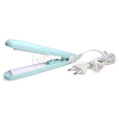 Mini Chapinha Prancha Portátil 17Cm Bivolt Profissional Azul