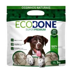 Ecobone - Osso Nó Natural Vegano 9/10 para Cães (1 kg)