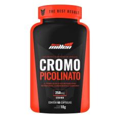 Cromo Picolinato 250mcg - 60 Cápsulas - New Millen Sem sabor 60 cÁpsulas