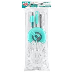 Cabo Mop Giratorio, Pro, 3 Em 1 e Refil  Flash Limp