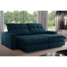 Sofa Retrátil Dublin 2,30m Mola Ensacada 04 Lugares Txr